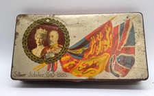 Fry Chocolate Tin  Silver Jubilee of King George V 1935 Brentford/Chiswick 