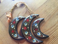 Indian wooden hanging ornament