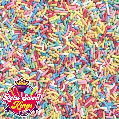 Rainbow sugar strands deluxe - rainbow,
