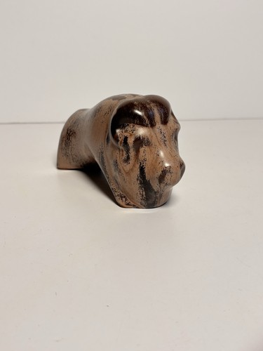 Vintage buffalo bison pottery - vintage,