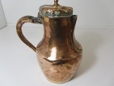 Antique Copper Lidded Jug