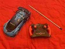 Bugatti Remote Control Car Blue RC Car Toy Gear Maz 27 MHZ