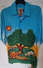 Mambo Vintage Loud Shirt Australian Beer Tree, Size Large