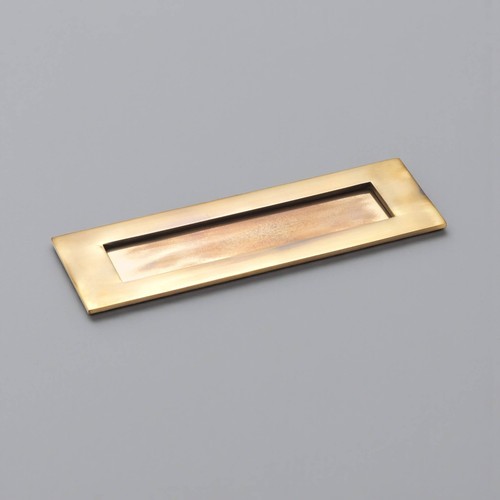 Aged solid brass - solid, box