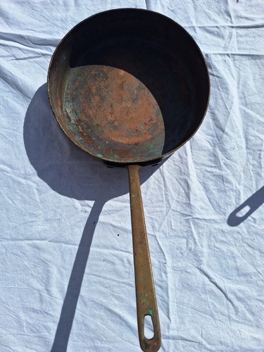 Deep sided copper saute - sided,