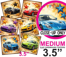 Male Sports Car Card Toppers