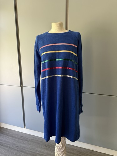 Boden blue jersey dress with - jersey,
