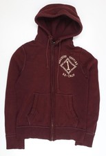 Hollister Men's Red Hoodie S