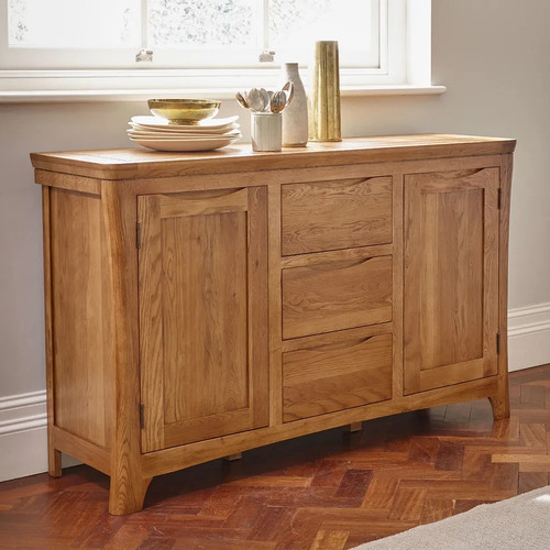 Rustic solid oak - rustic, sideboard