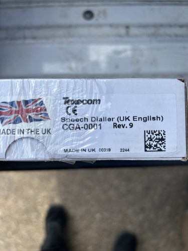 Texecom cga 0001 speech - texecom, cga-0001