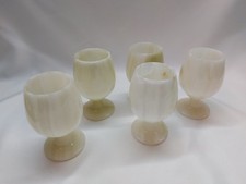 Set of Five Onyx Marble