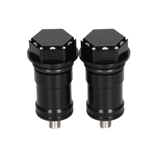 Black engrave frame cap hex - black,