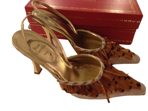 Rene caovilla slingback shoes - rene,