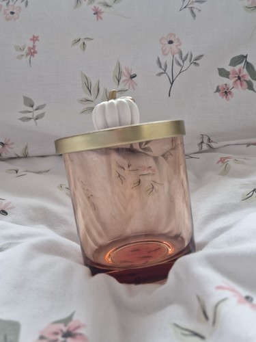 Pink candle jar - candle,
