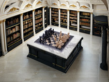 Fossil Coral & Black Marble