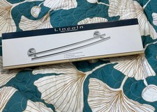 Roper Rhodes chrome double towel rail bathroom bar holder hanger NEW in box