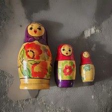 Vtg USSR Soviet Russian Wooden