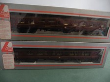 Lima Maroon Coaches X 2 Buffet Car + 1st Class