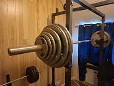 Olympic Bar With 12 x Weights