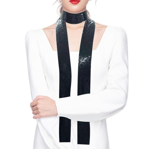 Women sequin scarf statement - women's,