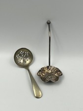 Two antique silver plated