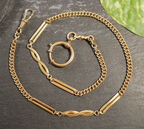 Gold tone pocket - pocket, watch