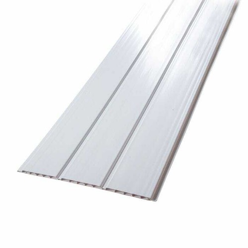 Hollow soffit white - white, upvc