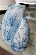 Pretty Vintage Carn Pottery John Beusmans Vase W24 - 5 1/4"