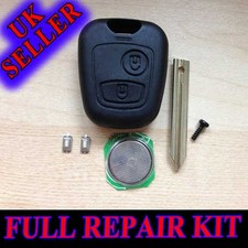 FOR CITROEN XSARA PICASSO 2 BUTTON KEY FOB REMOTE FULL REPAIR KIT