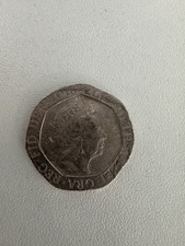 A super rare minting error 20p coin