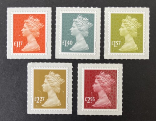 2017 mnh machin high value - gb,