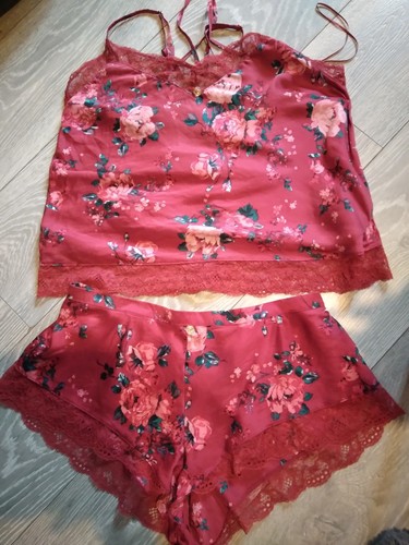 Rosie red floral shorts - red,