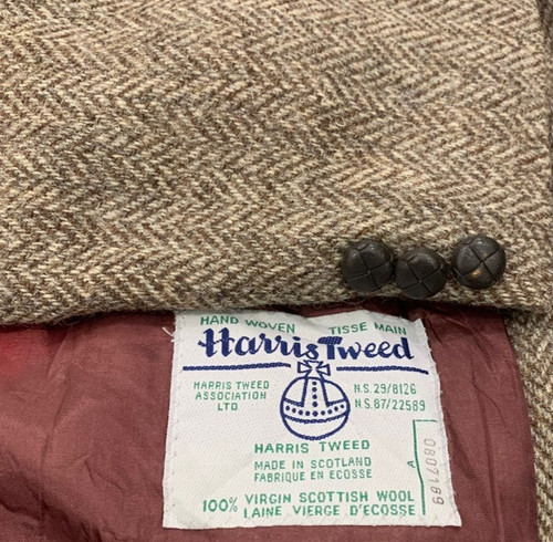 Vintage harris tweed pure wool - harris,
