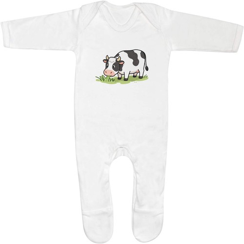 Cow eating piece - piece, grass'