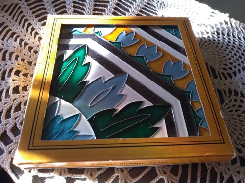 Azulejo painted tin - azulejo, glazed
