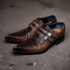 New Rock Mens Shoes UK11 Brown