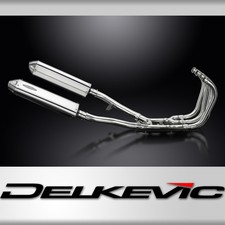 Suzuki GSX1400 2001-2004 Full Exhaust 4-2 420mm Tri-Oval Stainless Silencers