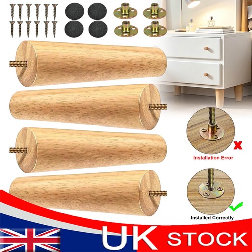 Wooden round furniture - 4x,