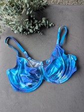 New Fantasie Saunton Sands Gathered Full Cup Underwired Bikini Top, Dazzling 40E