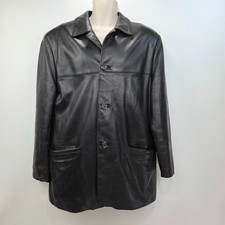 Douglas Leather Jacket UK Size 40 Large Black Leather Luxury Soft