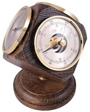 Vintage oak weather station - oak,