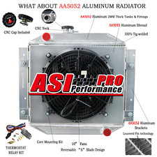 3 Row Aluminum Radiator For