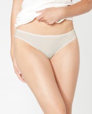 PRINCESSE TAM TAM 'GHOST' TANGA THONG KNICKERS ~ IVORY ~ M or L ~ BNWT *RRP £19*