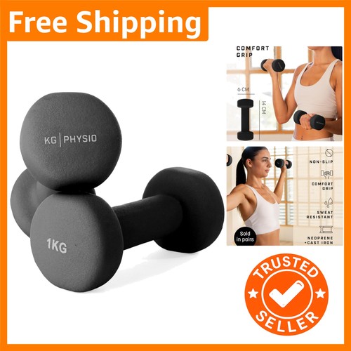 Ergonomic 10kg dumbbells - 1-10kg,