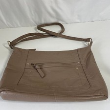 : Matalan Taupe Faux Leather