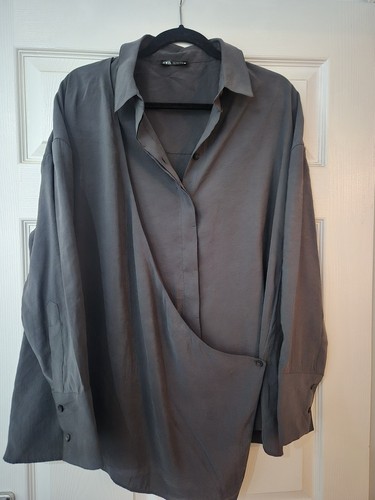 Zara asymmetrical womans gray - asymmetrical,