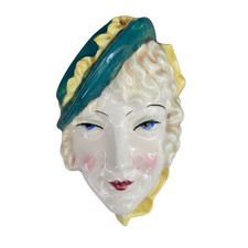 Vintage Art Deco Lady Head