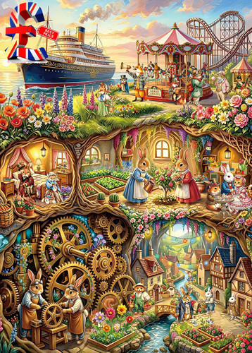 Puzzles 1000 pieces - puzzles,