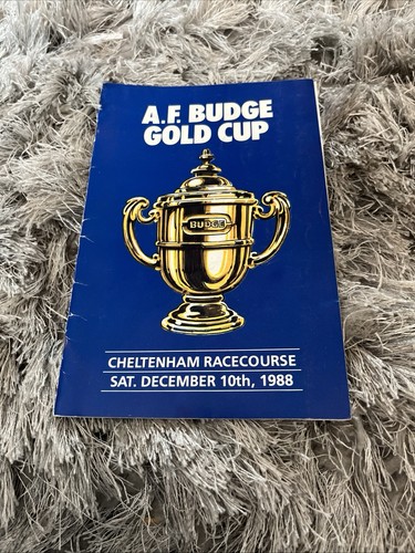 Cheltenham racecard 1988 - racecard,