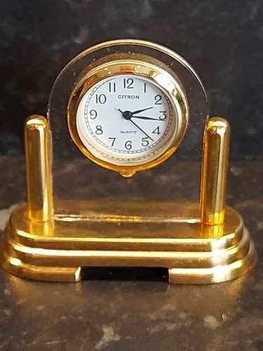 Citron mini carriage - citron, clock